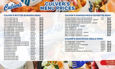 Culver's Menu